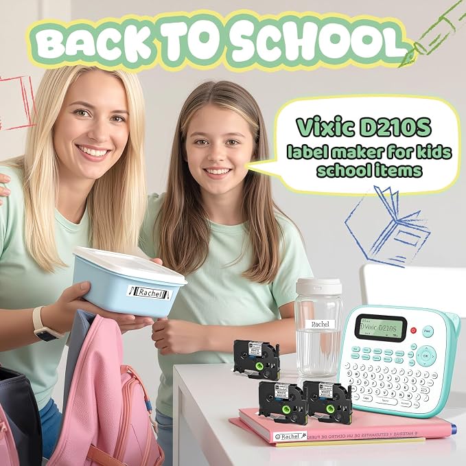Vixic Label Maker, D210S Label Maker Machine - Image 9