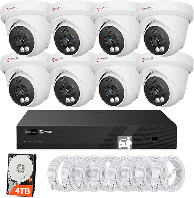 Anpviz 16 Channel NVR PoE Security Camera System by AnpvizSecurity