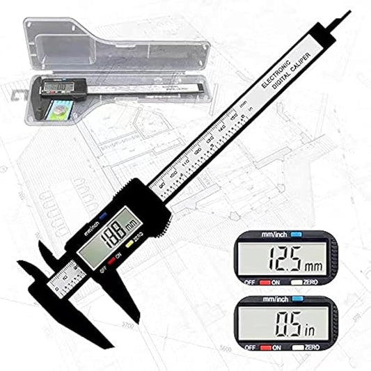 Digital Calipers, Electronic Digital Calipers, YKLSXKC LCD Screen displays by YKLSXKC