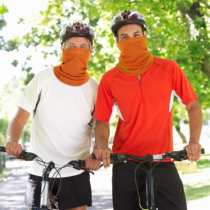 Geyoga 6 Pieces Summer UV Protection Cooling Neck Gaiter Face Clothing Neck - Image 5