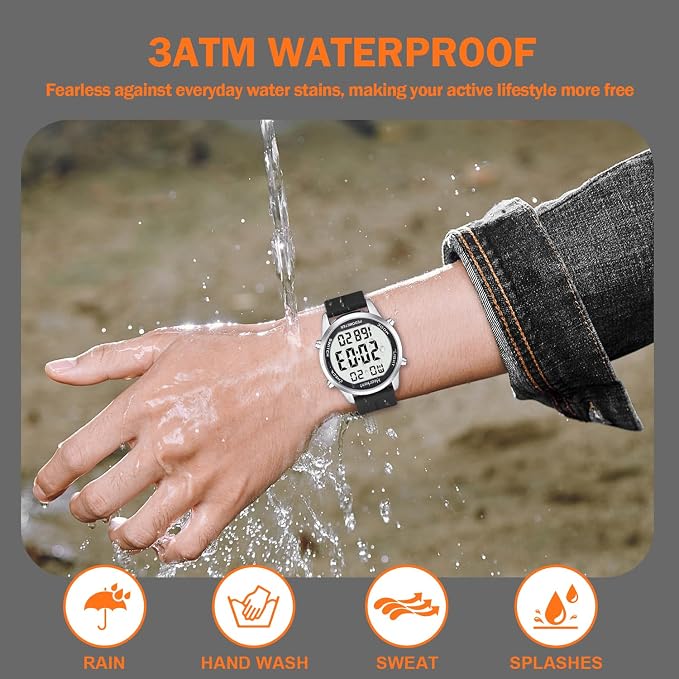 Pedometer Watch for Walking for Senior No App Required - Image 5