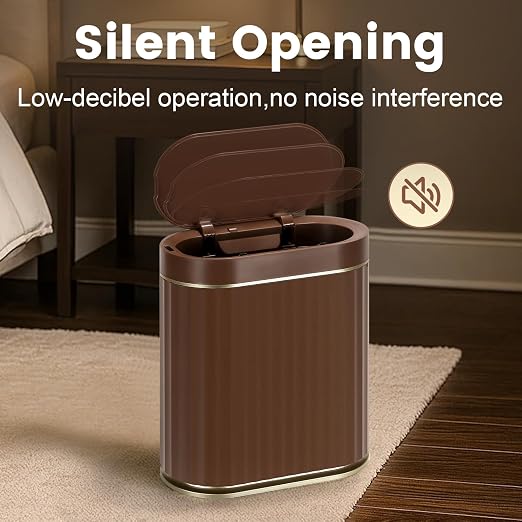 ELPHECO Bathroom Motion Sensor Trash can, 2 Gallon Automatic Garbage Can - Image 6