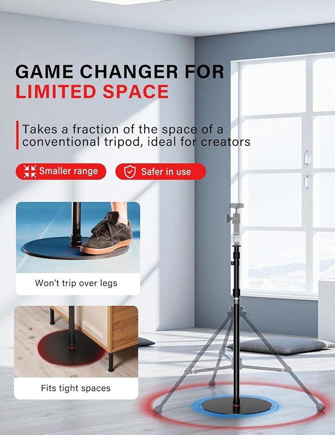 IFOOTAGE A400 Round Base Monopod Light Stand - Image 3