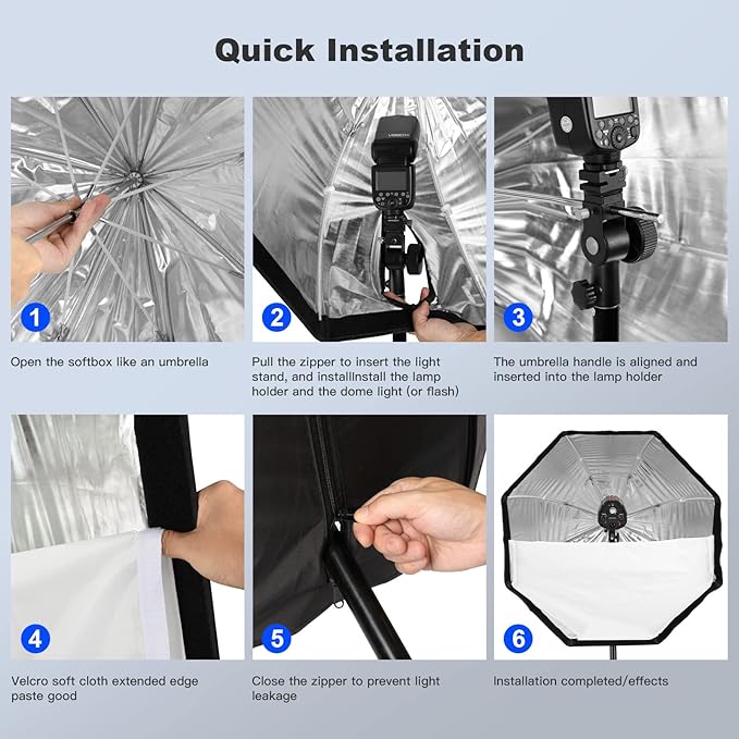 Godox 31.5" / 80cm Octagon Flash Softbox - Image 2