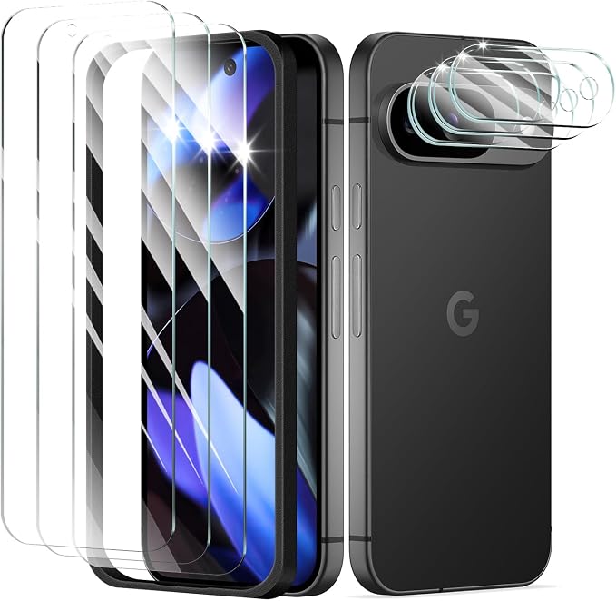 3+3+1-Pack, Screen Protector and Camera Lens Protector by ScreenProtectorCase