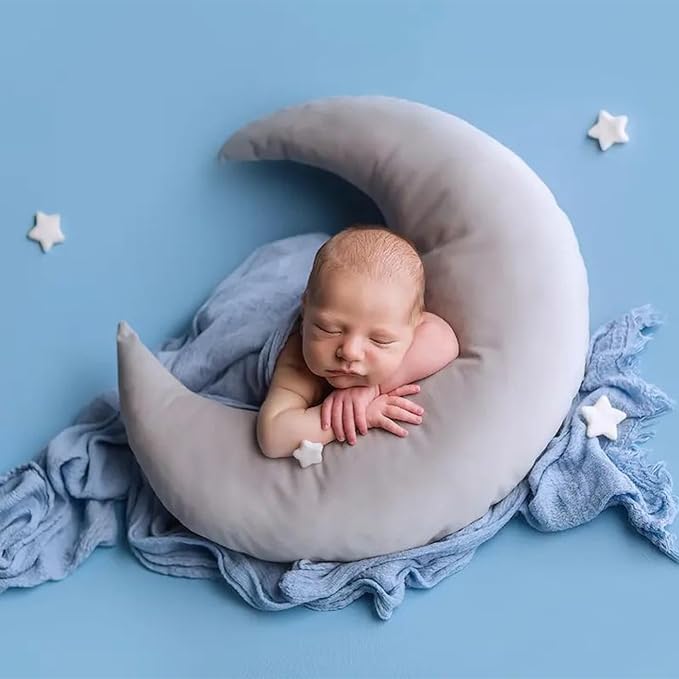IGMaryBox Baby Moon Star Pillow Infant Posing Pillow Newborn Photography Prop - Image 6