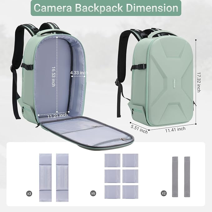 MOSISO Camera Backpack, DSLR/SLR/Mirrorless Photography Backpack, Camera Bag - Image 7