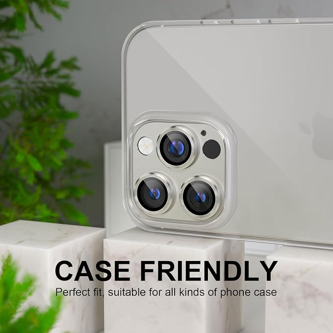 Choiche Compatible for iPhone 16 Pro/iPhone 16 Pro Max Camera Lens Protector - Image 4