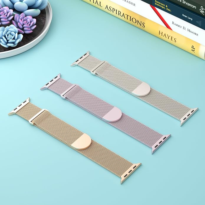 3 Pack Mesh Metal Band Compatible - Image 2