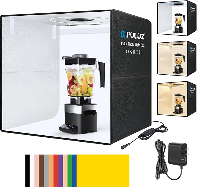 PULUZ Light Box Photography, 20x20 inch Portable Photo Studio Light Box by PULUZ