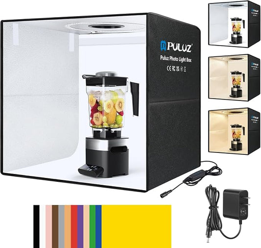 PULUZ Light Box Photography, 20x20 inch Portable Photo Studio Light Box by PULUZ