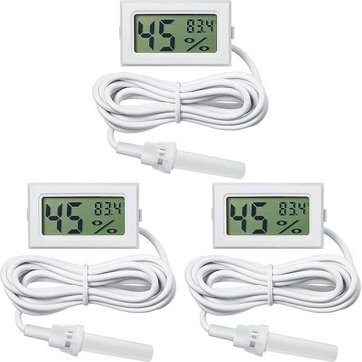 Weewooday Mini Digital Temperature Humidity Meters Gauge by Weewooday