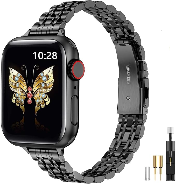 MioHHR Metal Band Compatible by ProfessionalStainlessSteelWatchBandCase