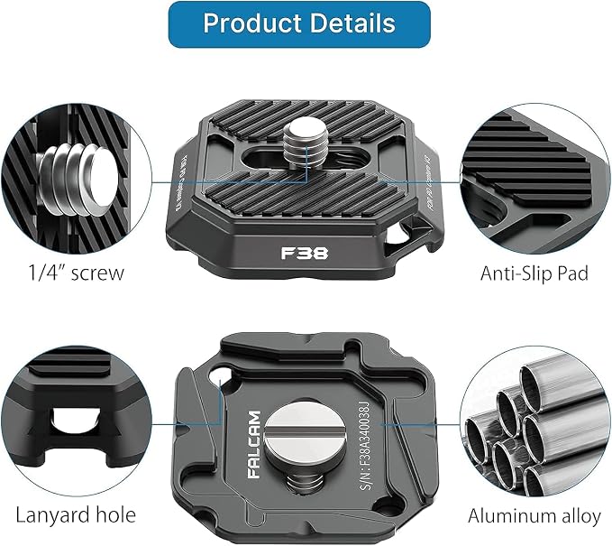 FALCAM F38 & PD Quick Release Plate - Image 3