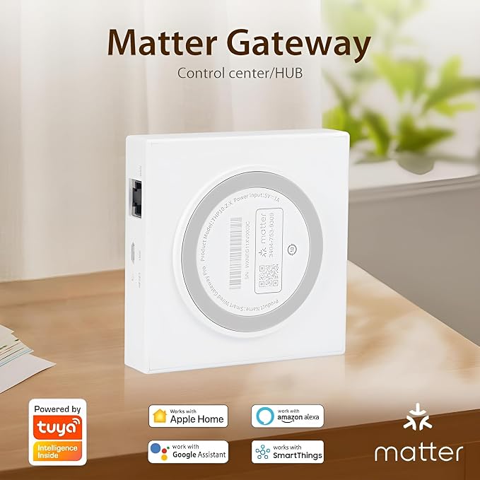 Matter Smart Wired Hub Gateway for Home Automation, Thread & Tuya Zigbee 3.0 - Image 2