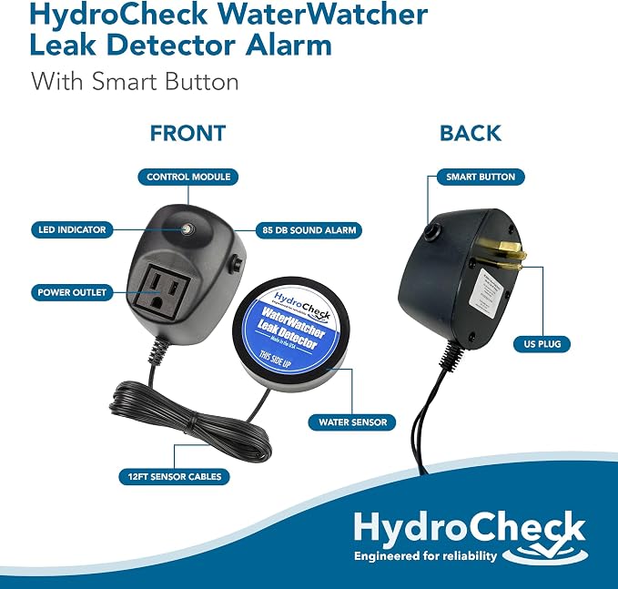 Water Sensor Alarm, Smart Water Leak Detector - Image 2