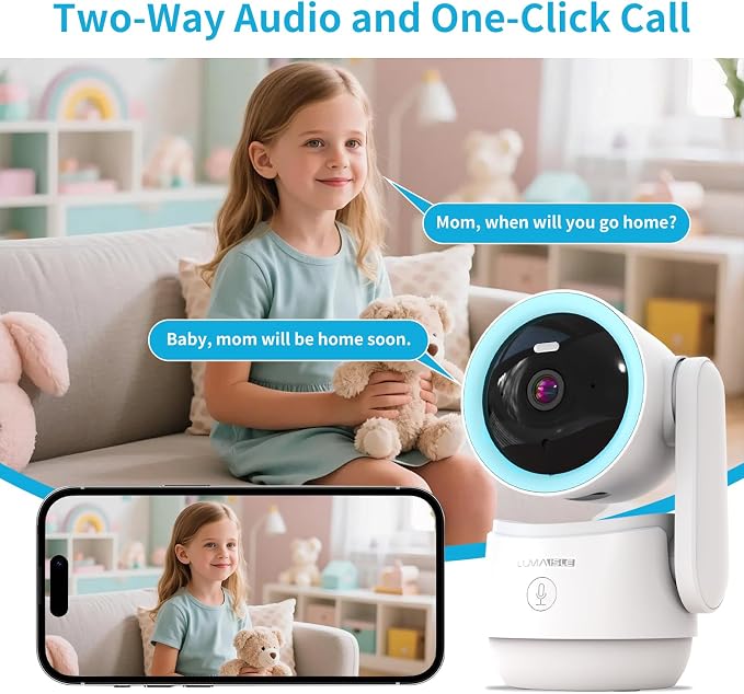 Indoor PTZ Security Camera, 2K 3MP Pan-Tilt - Image 7