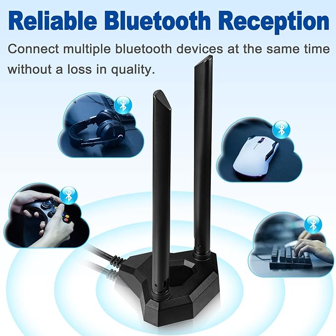 Eightwood Dual Band WiFi Antenna 2.4GHz 5GHz RP-SMA WiFi Antennae - Image 5