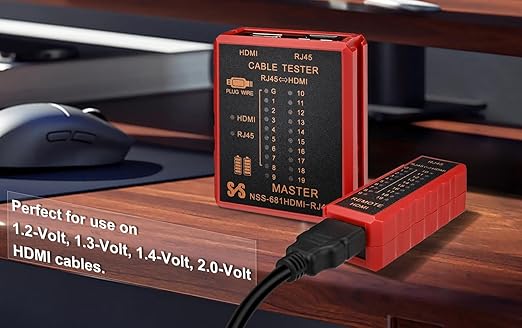 HDMI Cable Tester Portable High Definition Network Cable Tester Checker - Image 3