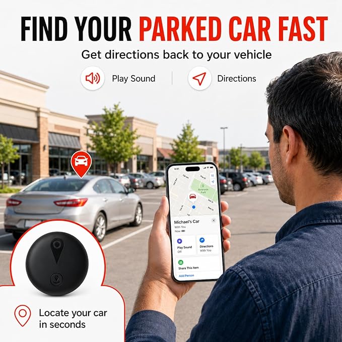 GPS Tracker for Vehicles, No Monthly Fee or SIM Card Needed, Magnetic GPS - Image 4