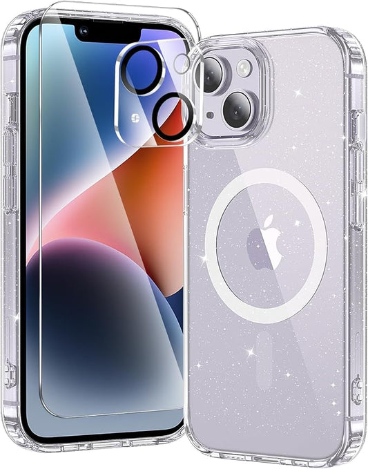toushion 3 in 1 for iPhone 14 Case Clear by Unknown
