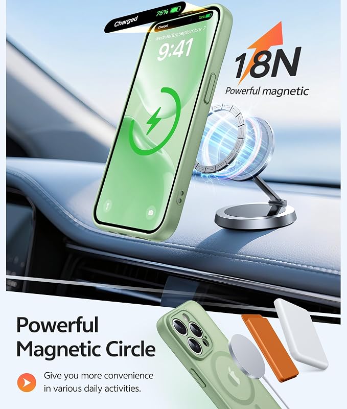 FNTCASE for iPhone 14 Pro Case: Translucent Matte Cases - Image 3