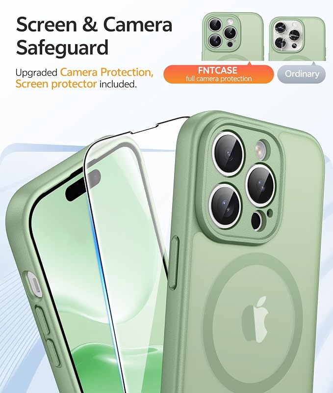 FNTCASE for iPhone 14 Pro Case: Translucent Matte Cases - Image 4