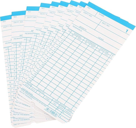 Operitacx Double-Sided Attendance Time Cards by Operitacx