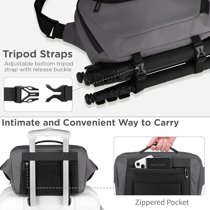 TAAOKA Camera Sling Bag, Travel Waterproof Camera Case - Image 5