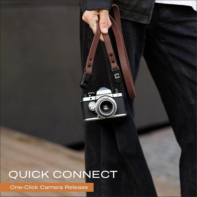C Coiro Thin Leather Camera Strap - Image 2
