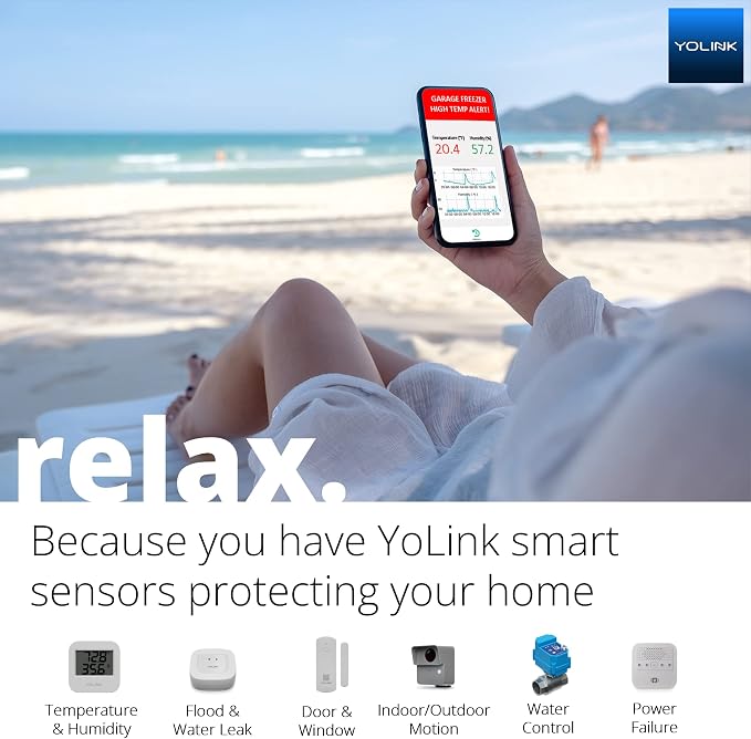 Smart Motion Sensor, YoLink 1/4 Mile World's Longest Range Wireless Motion - Image 9