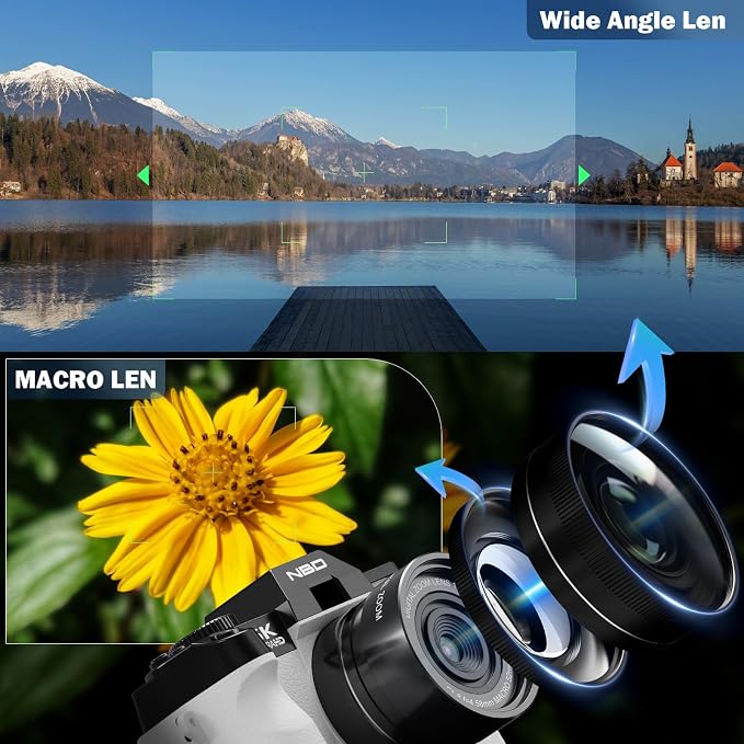 True 5K Digital Camera for Photography, Autofocus & Anti-Shake, 16X Zoom - Image 6