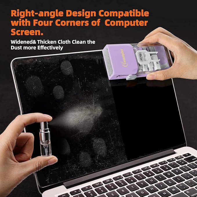 Tassmpitor Laptop Screen Keyboard Cleaner Kit, All in 1 Electronic Cleaning Tool - Image 4