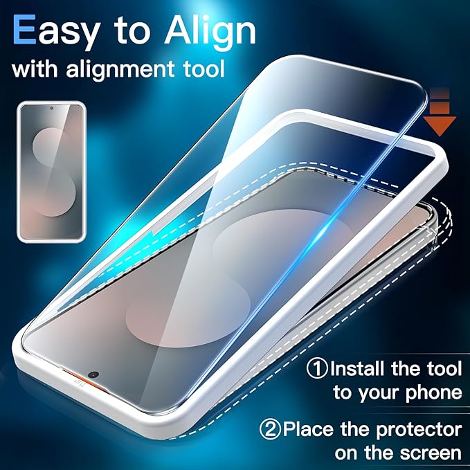 JETech Screen Protector for Samsung Galaxy S25 FE - Image 4