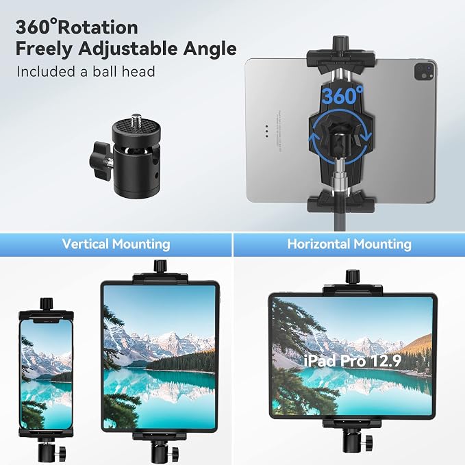KDD iPad and Phone Tripod Mount Adapter - Image 3