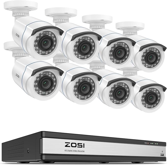 ZOSI H.265+ 16 Channel Security Camera System by ZOSI
