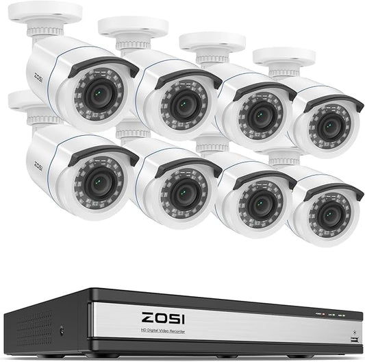 ZOSI H.265+ 16 Channel Security Camera System by ZOSI