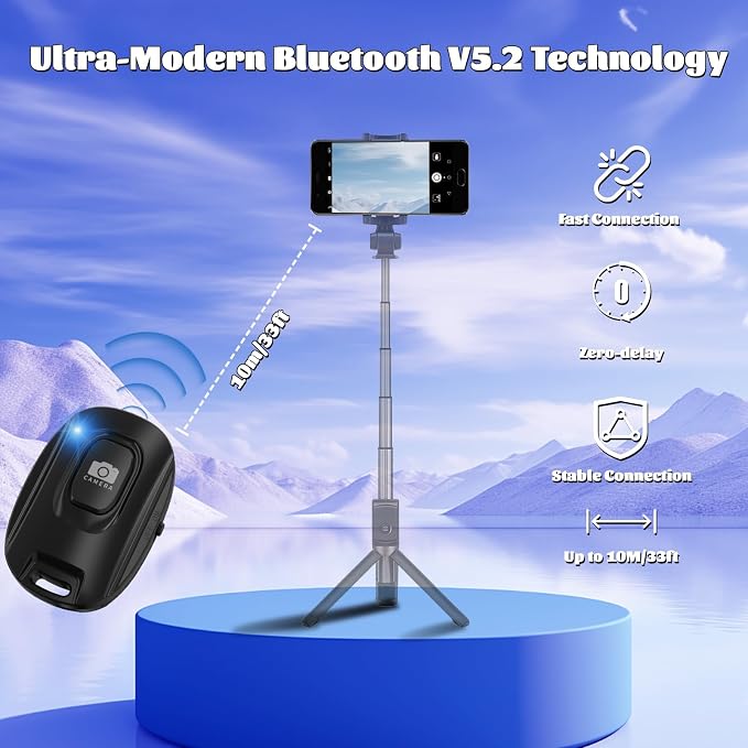 Wireless Camera Remote Shutter for iPhone and Android Smartphones 2 Pack - Image 3