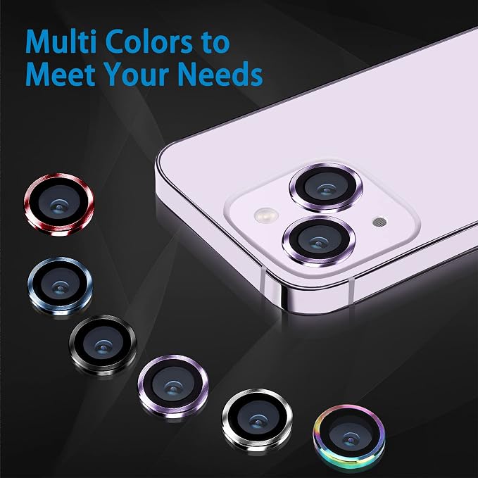 Compatible with iPhone 15 and 15 Plus Camera Lens Protector, Anti-Scratch Lens - Image 7