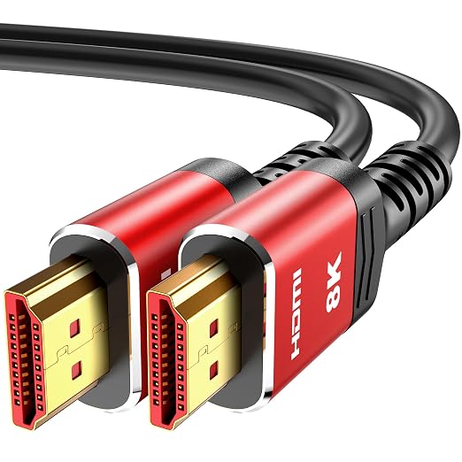 Highwings 8K HDMI Cable 6.6FT, 2.1 High Speed 48Gbps HDMI Braided Cord-Supports - Image 8