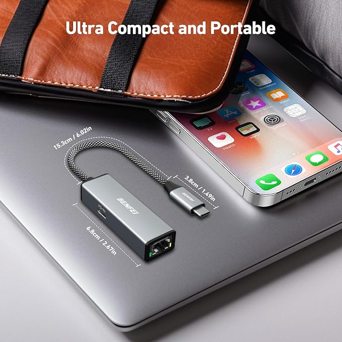 BENFEI USB-C to Ethernet Gigabit Adapter - Image 7