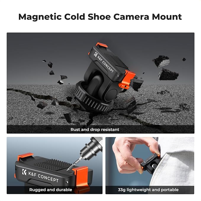 K&F CONCEPT Plastic Cold Shoe Mount Compatible - Image 8