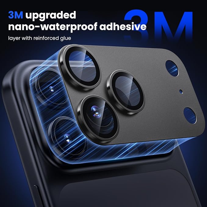 WSKEN for iPhone 17 Pro Max Camera Lens Protector, Metal Aluminum Alloy - Image 2
