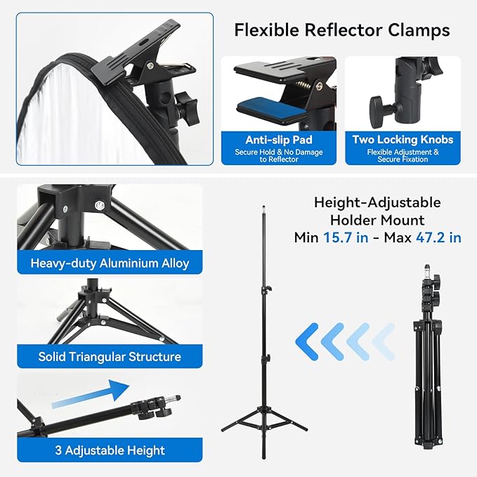 UTEBIT 43"/110cm Photography Reflector - Image 5
