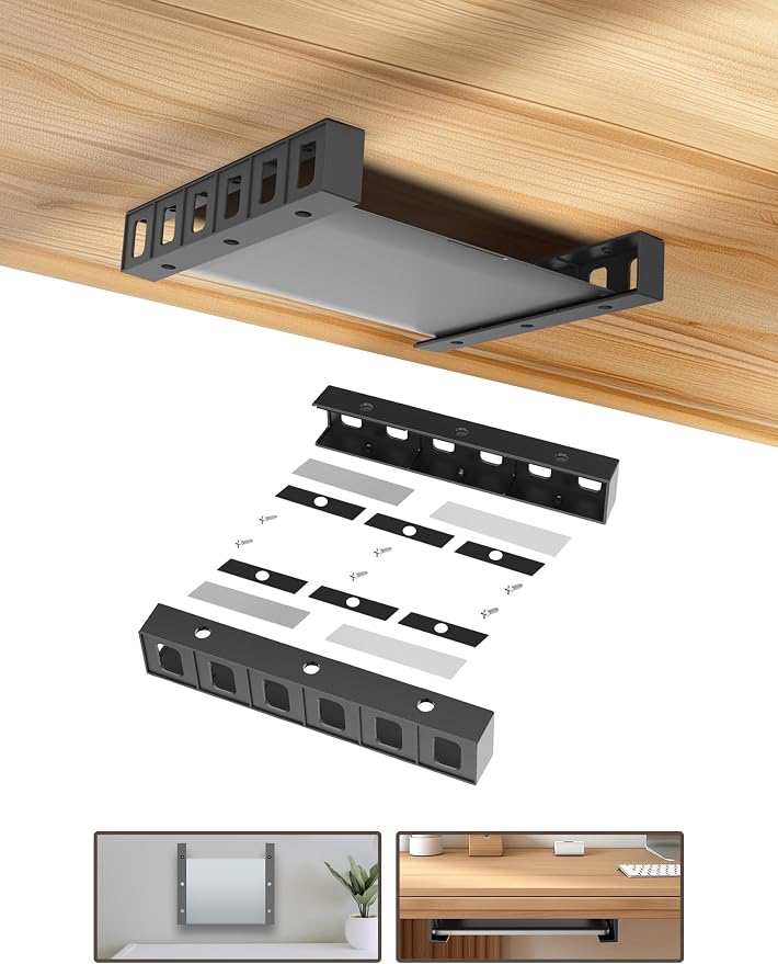 Under Desk Mount Holder or Wall Mount, Fit by NOTMBESTM