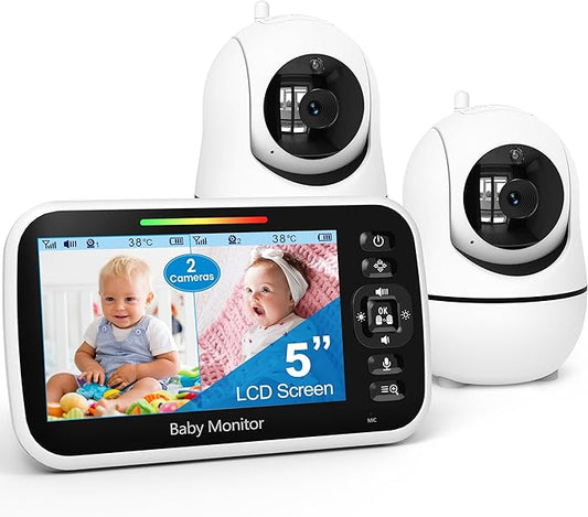 GoodBaby 5" Split Screen Baby Monitor by GoodBaby