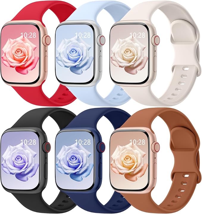 6 Pack Sport Bands Compatible by HEARTBOOM