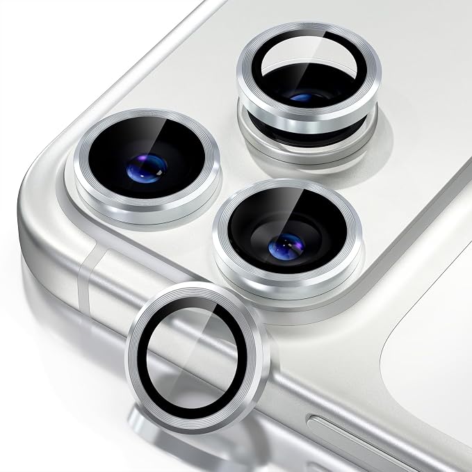 Misea Compatible for iPhone 17 Pro/iPhone 17 Pro Max Camera Lens Protector by Misea