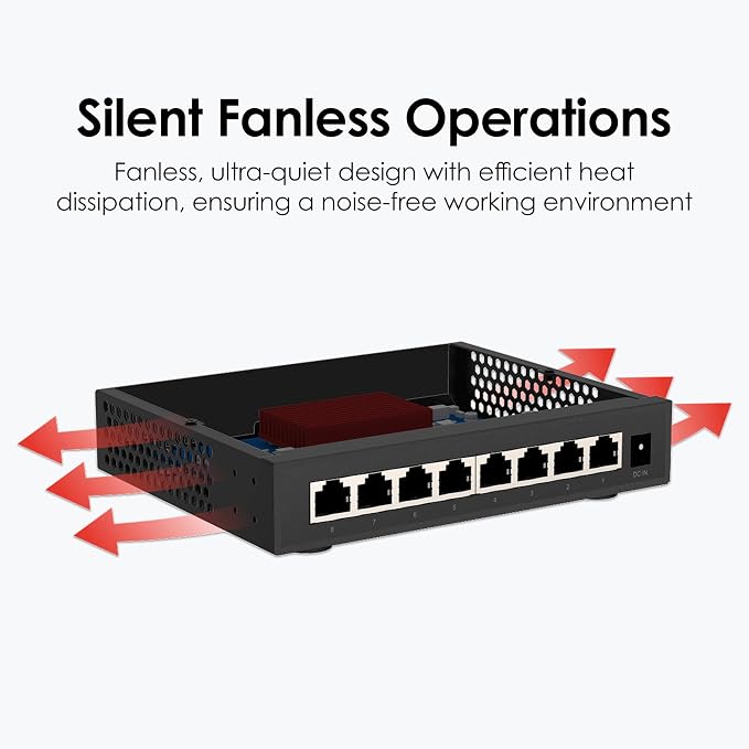 QNAP 8-Port 2.5GbE Unmanaged Switch - Image 5