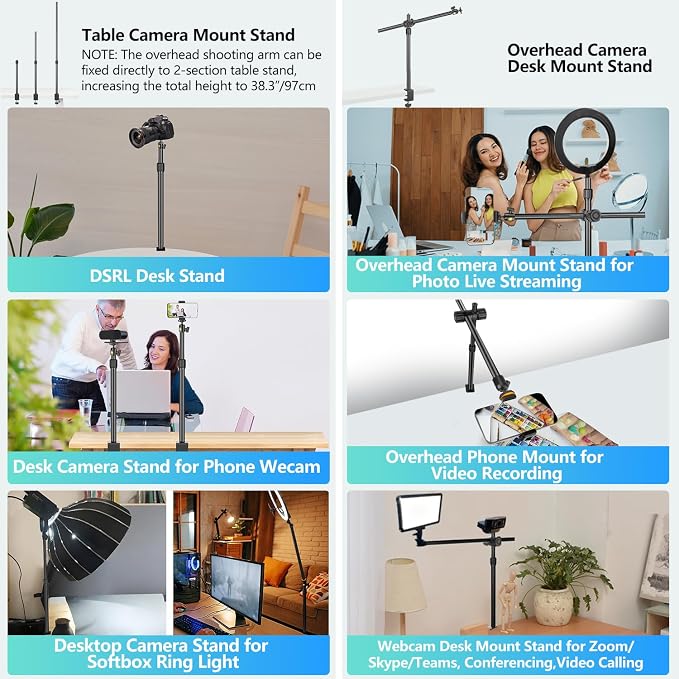 Camera Desk Mount Webcam Stand - Image 2